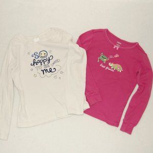 Gymboree Girls, Size 6, Two Long Sleeve Cotton Tops
